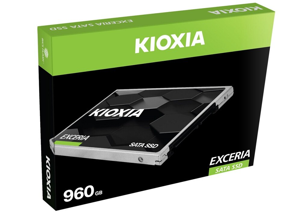 Dysk KIOXIA Exceria 960GB SSD - cicha i szybka praca wysoki komfort płynny dostęp do danych innowacyjna konstrukcja pamięć flash