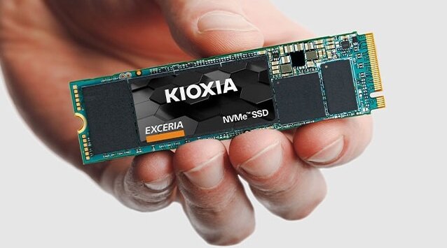 Dysk KIOXIA EXCERIA 500GB SSD - nowy interfejs szybkośc i płynnośc pracy PCI Express x4 NVMe Sata wydajny napęd