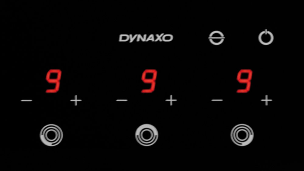 Płyta DYNAXO DynaCook X5 Propan Butan 37 mbar - Sterowanie