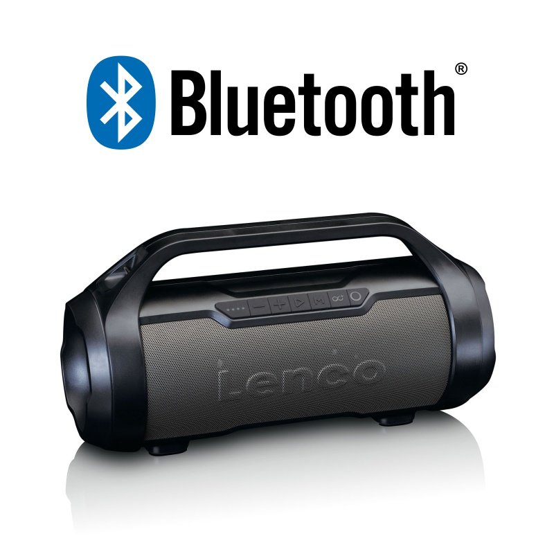 Głośnik mobilny LENCO SPR-070 Czarny Bluetooth