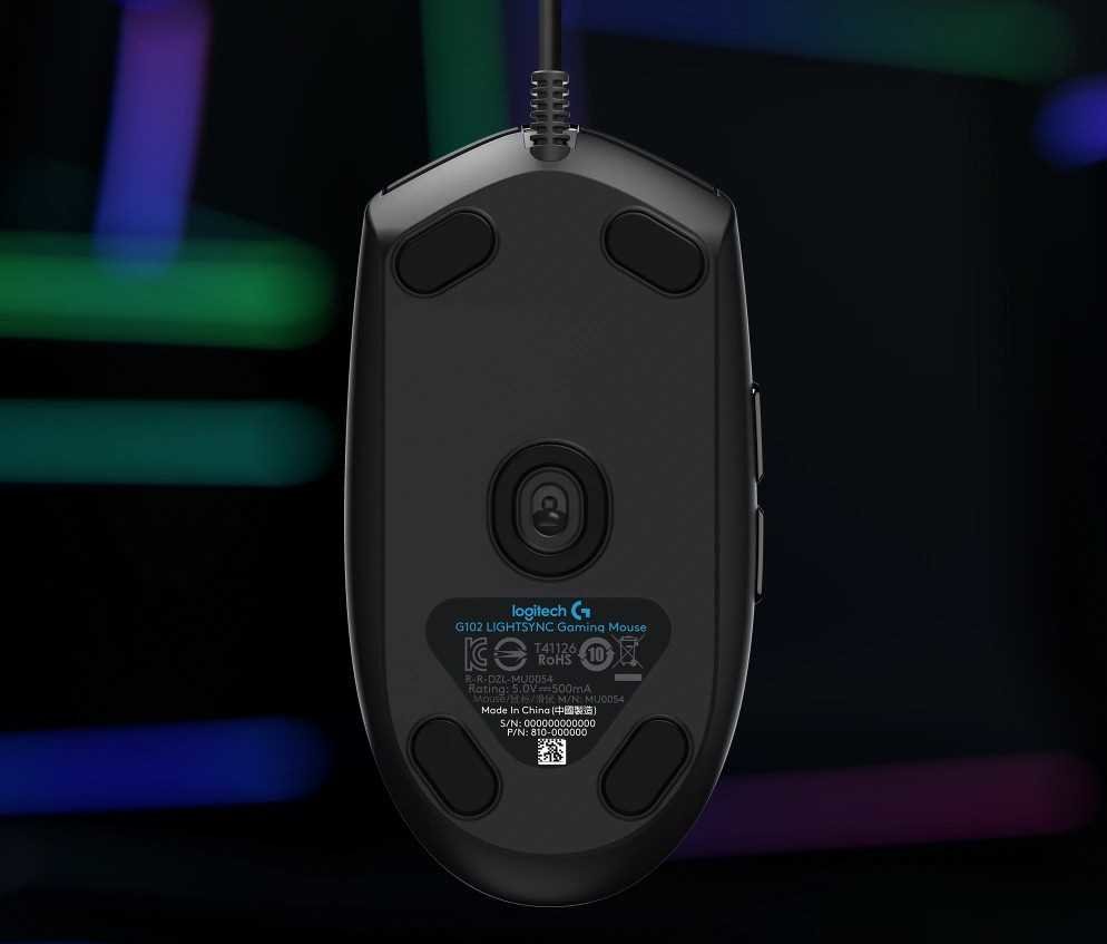 Mysz LOGITECH G102 Lightsync - Sensor 