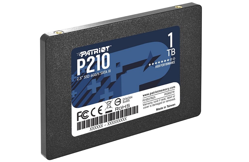 Dysk PATRIOT P210 128GB SSD - technologie 