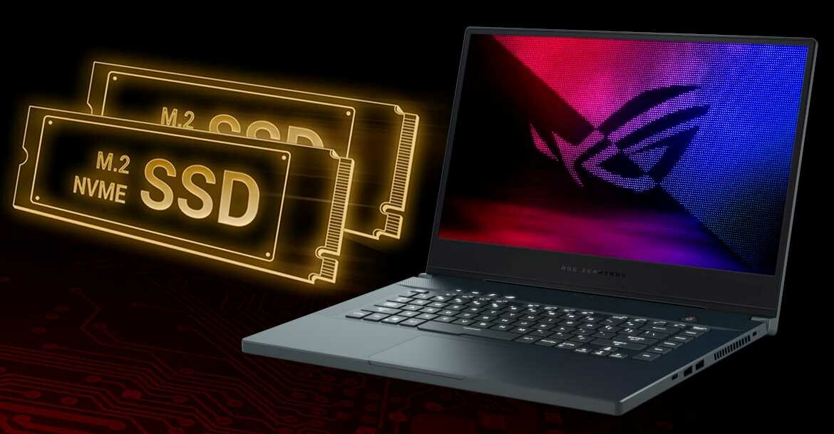Laptop ASUS Rog Zephyrus M15 GU502 - Superszybki dyski SSD