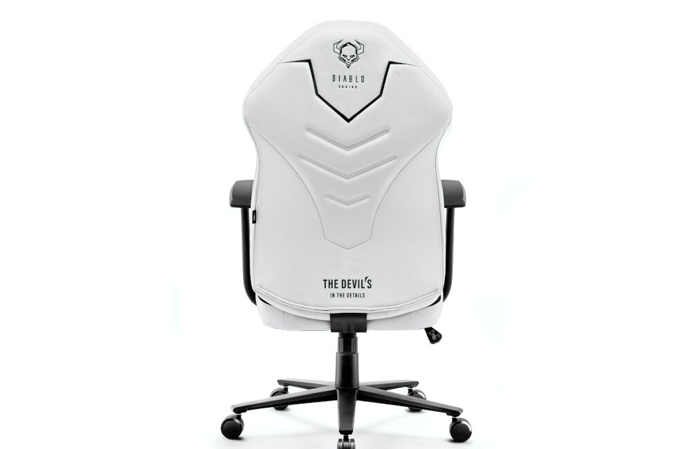 Fotel DIABLO CHAIRS X-Gamer 2.0 (L) czarno-biały zarysowania 
