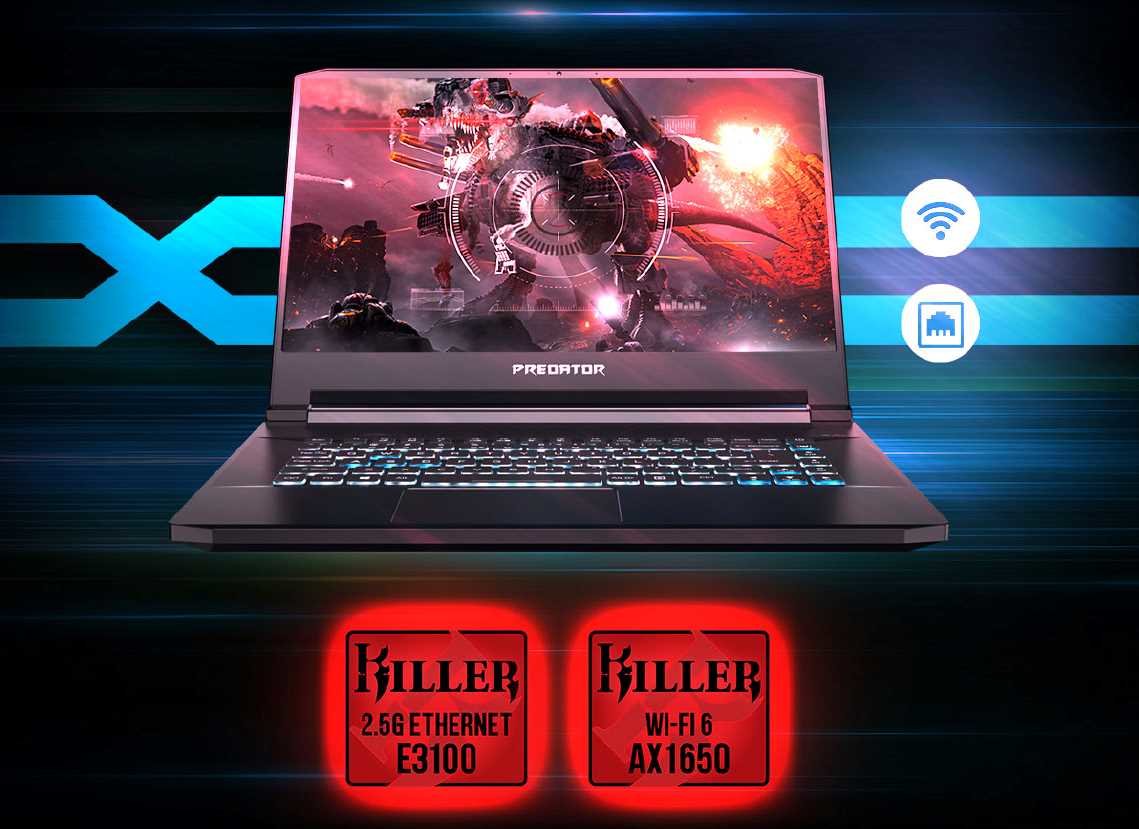 Laptop Acer Predator Triton 500 - Wi-Fi 6 
