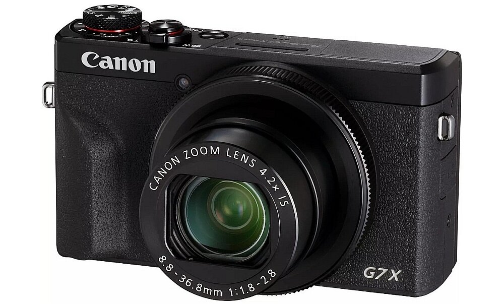 Aparat CANON PowerShot G7 X Mark III matryca obiektyw zdjęcia autofocus stabilizacja ekran format filmy rozdzielczość wifi  ogniskowa przysłona seria 