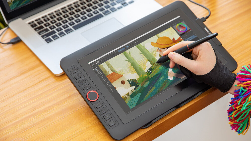 Tablet graficzny XP-PEN Artist 12 Pro przyciski pierscien dotykowy latwa obsluga intuicyjny