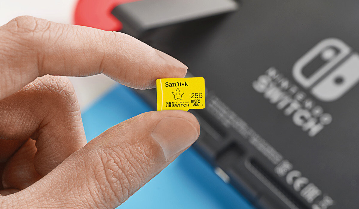 Karta pamieci SANDISK 256GB microSDXC do Nintendo Switch licencja nintendo