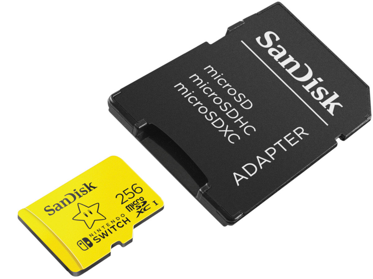 Karta pamieci SANDISK 256GB microSDXC do Nintendo Switch duza predkosc