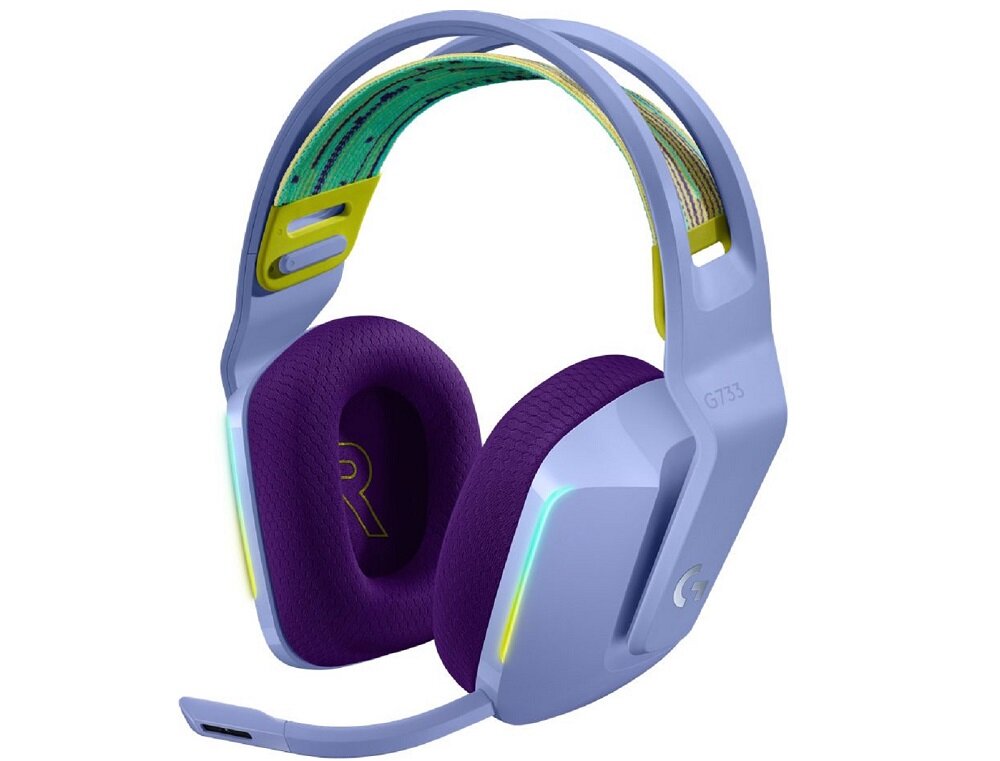 Słuchawki  LOGITECH G733 Lightspeed czysty wyraźny dźwięk dla graczy do muzyki do wideokonferencji