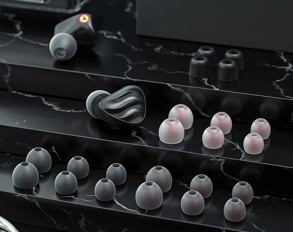 Słuchawki dokanałowe FIIO FH3 Czarny przetworniki dźwięk jakość design akustyka konstrukcja wygoda użytkowanie precyzja