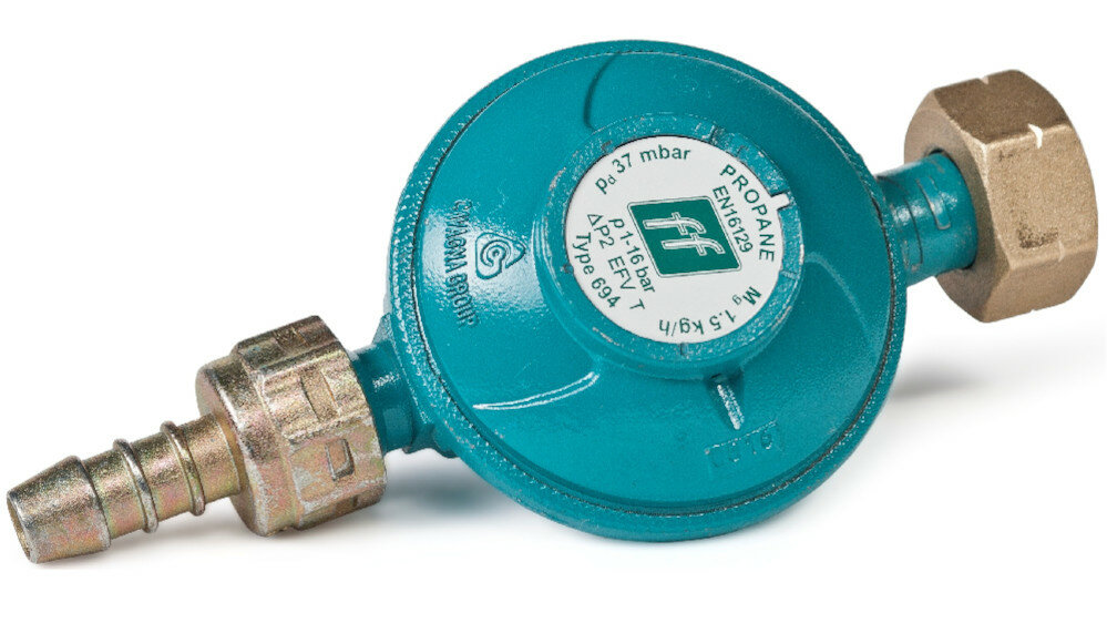 Wąż do gazu VÖGEL końcówka prosta-krótka z manometrem (2 m) szczelna instalacja bezpieczeństwo łatwy montaż nakrętki