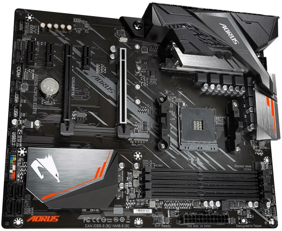 Płyta główna GIGABYTE A520 Aorus Elite - wysoka jakość dźwięku Realtek ALC1200 karta graficzna AMD Radeon Vega