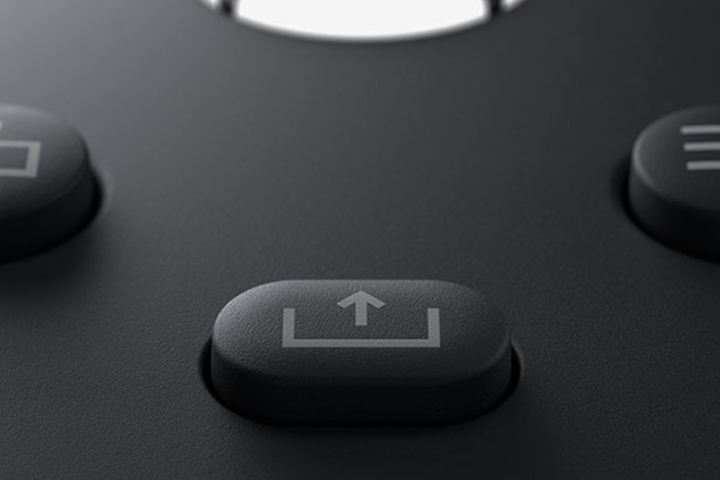 Kontroler MICROSOFT XBOX Series X Czarny przycisk udostępnianie przechwitywanie zrzuty ekranu nagrania