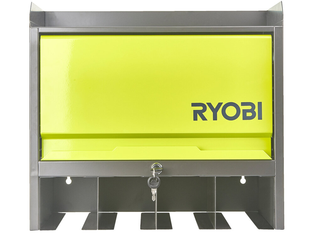 Szafka narzędziowa RYOBI RHWS-01 drzwi zamykane na klucz można na niej wieszać narzędzia ręczne osprzęt