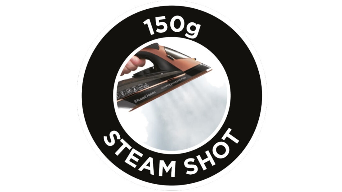 Żelazko RUSSELL HOBBS Cooper Express Pro 23986-56 steam shop moc wyrzut pary