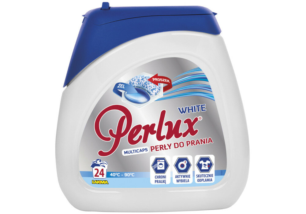 Kapsułki do prania PERLUX White 24 szt. biel