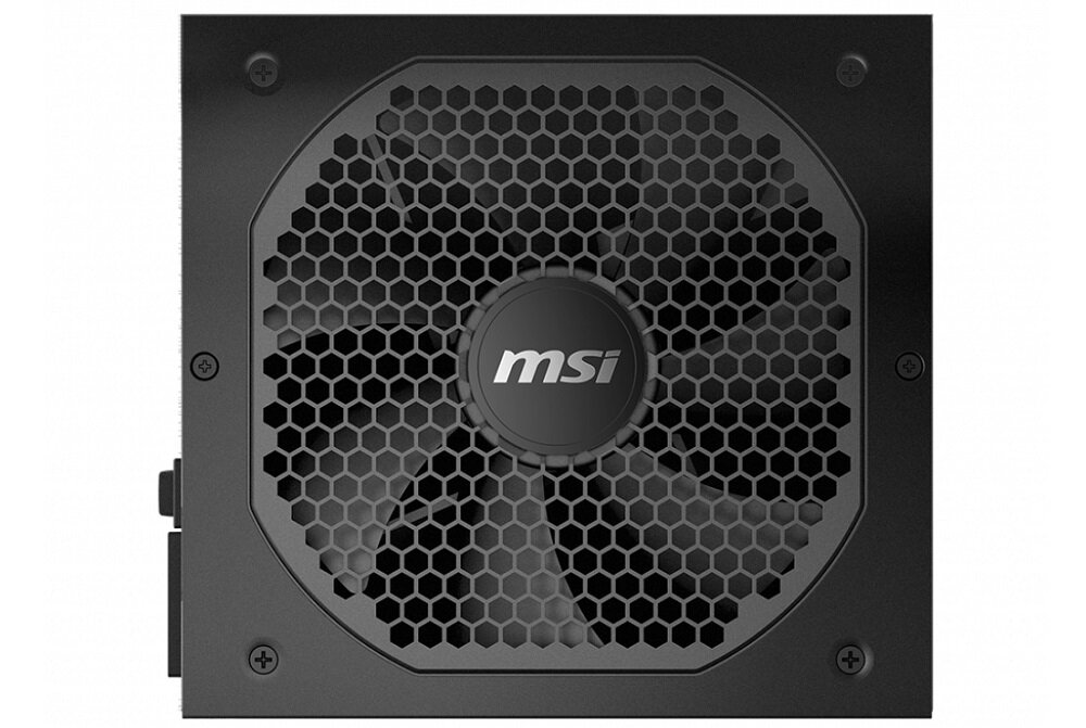 Zasilacz MSI MPG A650GF 650W Gold - łożyska FDb większa żywotność trwałość cicha praca wydajny układ chłodzenia