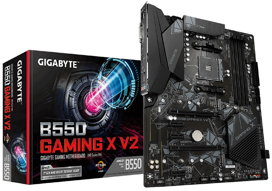 Płyta główna GIGABYTE B550 Gaming X V2 - pamięć ram ddr4 128GB 4733Mhz wysoka wydajność