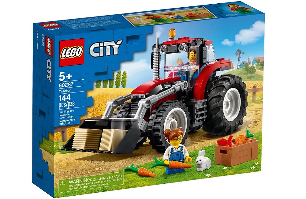 LEGO City Traktor 60287 Gruntowne testy wytrzymałościowe dla dzieci od 5 roku życia