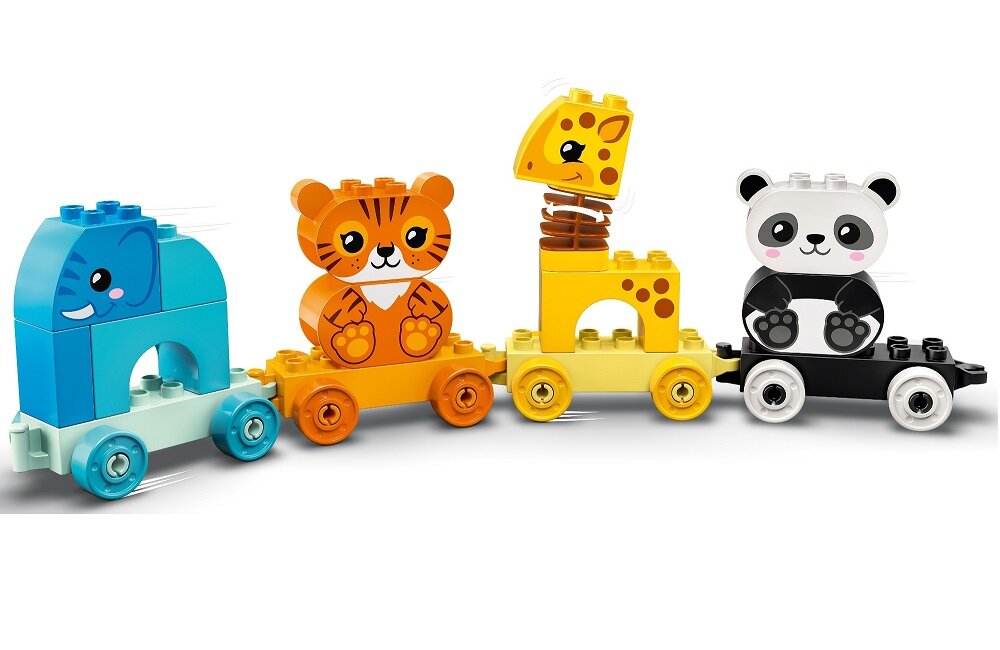 LEGO Duplo Pociąg ze zwierzątkami 10955 Zestaw pełen niespodzianek minifigurki