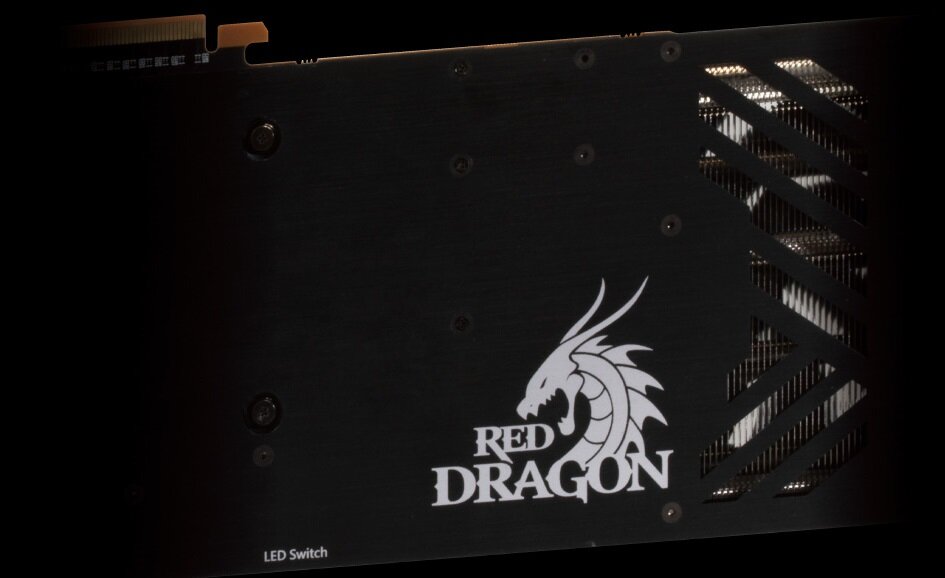 Karta graficzna POWERCOLOR Radeon 6800XT Red Dragon - 16 GB szybkiej pamięci maksymalna wydanjość technologia Ray Tracing