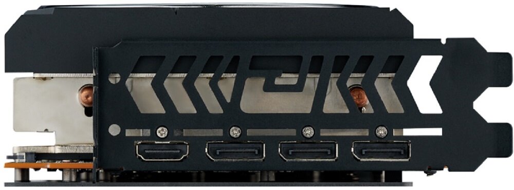 Karta graficzna POWERCOLOR Radeon 6800XT Red Dragon - złącza HDMI Display Port łatwa konfiguracja