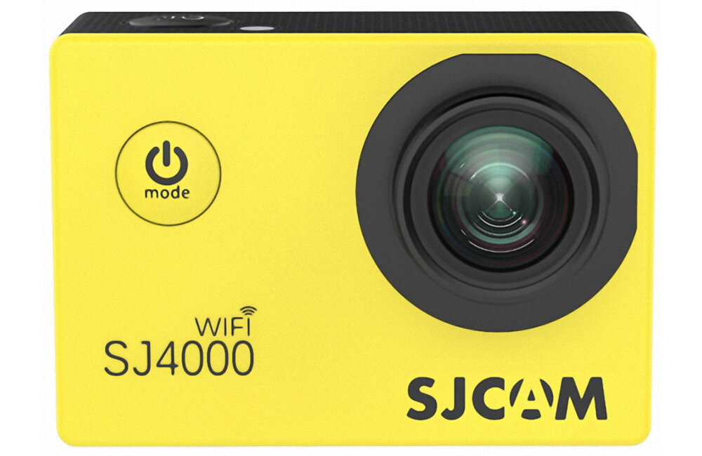Kamera sportowa SJCAM SJ4000 WiFi żółty wymiary solidność
