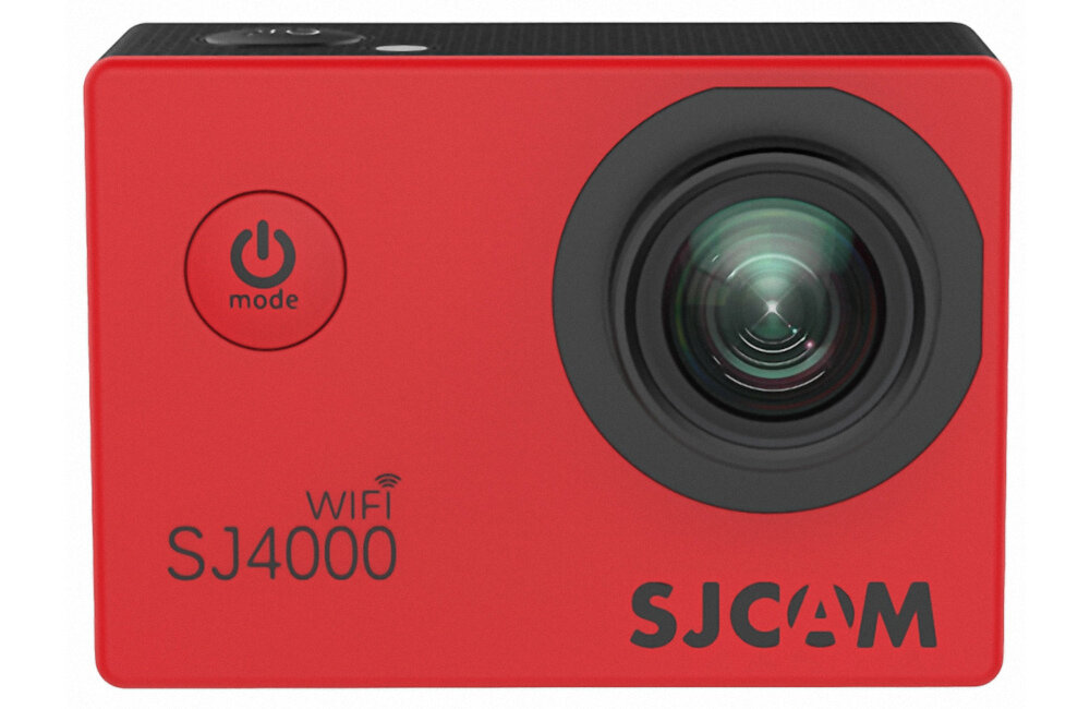 Kamera sportowa SJCAM SJ4000 WiFi czerwony wymiary solidność