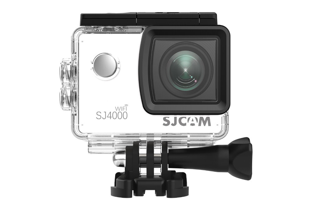 Kamera sportowa SJCAM SJ4000 WiFi biała full HD, HD, VGA, QHD microSD złącze USB