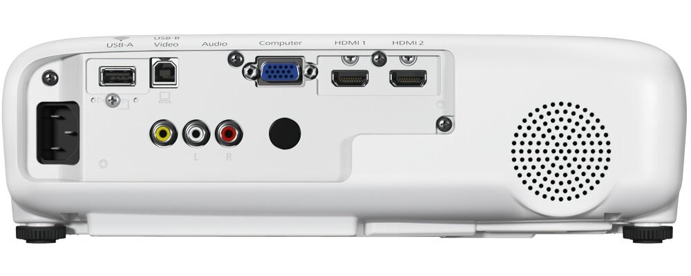Projektor EPSON EB-FH06 przyciski gniazdro USB pilot