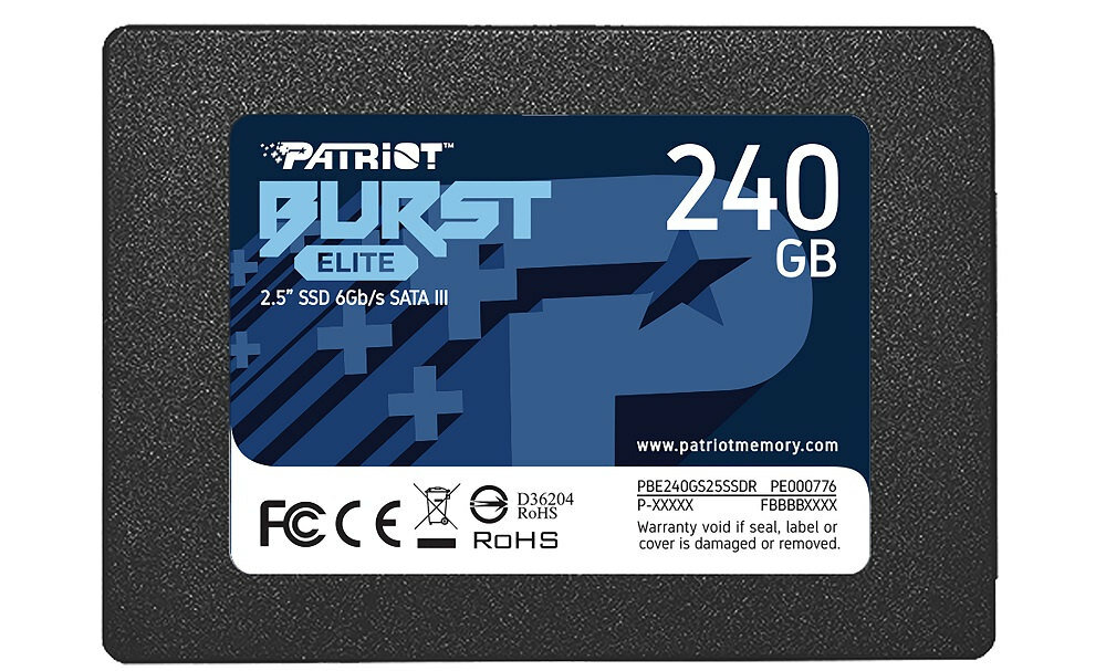 DYSK SSD PATRIOT BURST ELITE 240GB 2,5 SATA III - wygląd ogólny sprzęt wysokiej jakości spełni oczekiwania