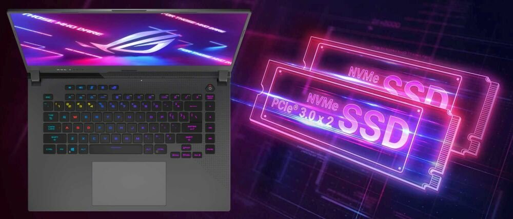 Laptop ASUS Rog Strix G15 G513 - SSD 