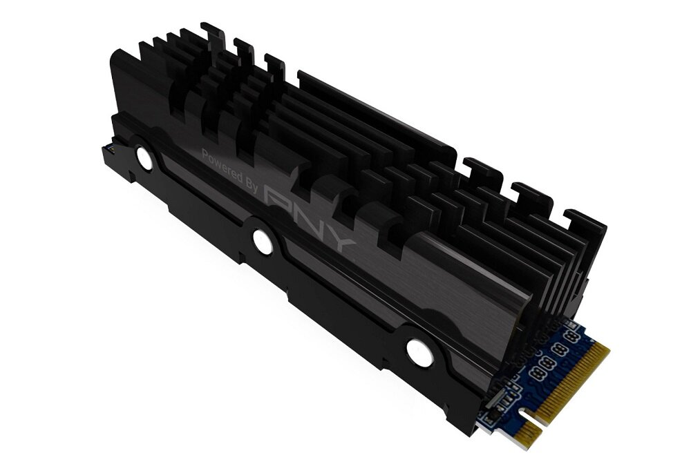 Dysk PNY XLR8 CS3040 2TB SSD - wytłaczany radiator z aluminium szybkość i płynność działania