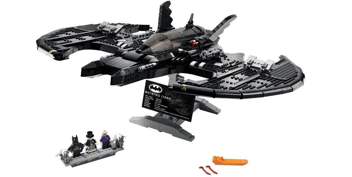 LEGO DC Batman Batwing z 1989 roku​ 76161 klocki zestaw konstrukcja kreatywność prezent budowanie