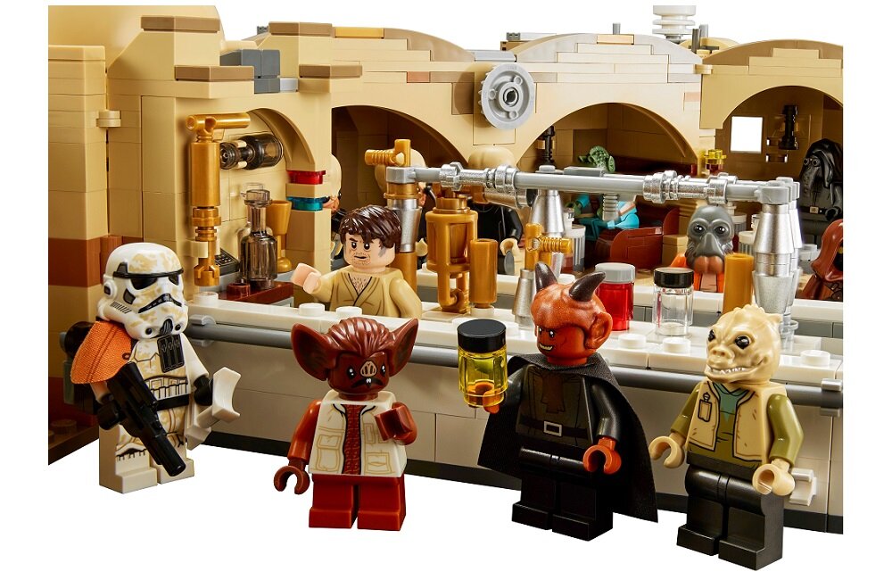 LEGO Star Wars Kantyna Mos Eisley 75290 kreatywne spędzanie czasu klocki figurki minifigurki bez zasilania klasyczna zabawa wysoka jakość lego wielogodzinna zabawa 3187 elementówv