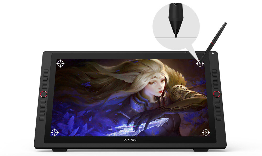 Tablet graficzny XP-PEN Artist 24 Pro piorko ksztalt ergonomiczny wygoda