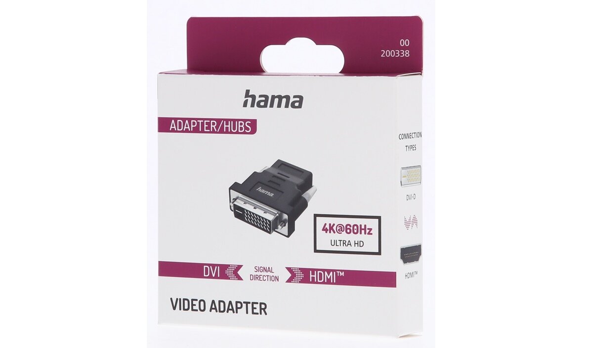 Trwałość i wydajność adaptera DVI - HDMI Hama