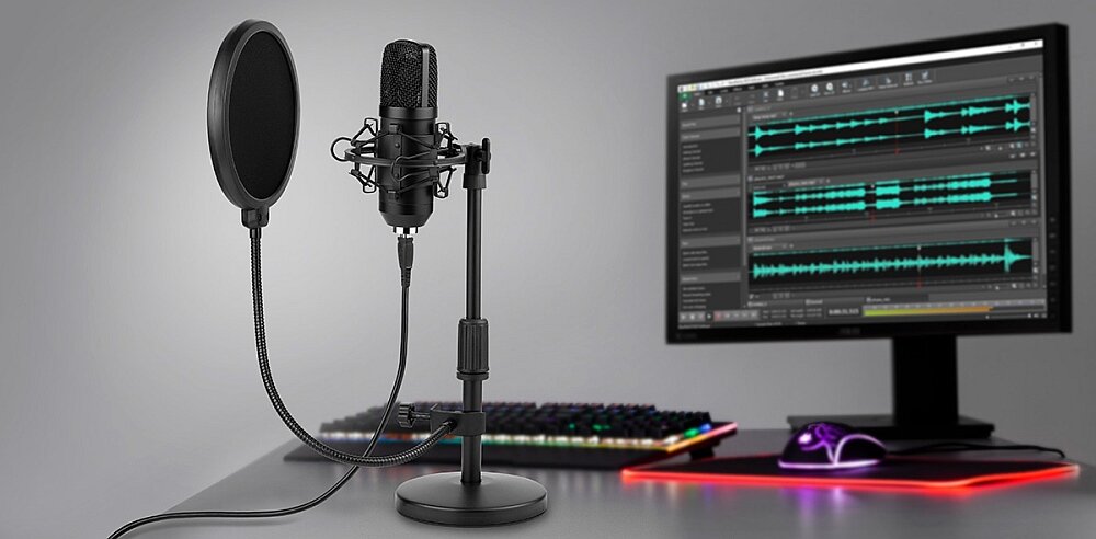 Mikrofon TRACER Premium Pro nagrywanie audio szumy jakość dźwięk vlog