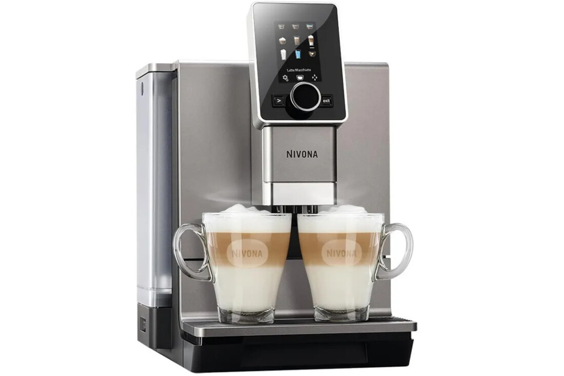Ekspres NIVONA CafeRomatica 930 Szary dwie kawy jednoczesnie