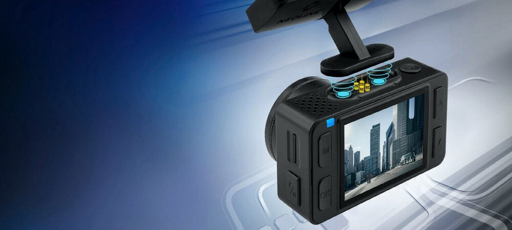 WIDEOREJESTRATOR NEOLINE G-TECH X74 GPS ekran filtr magnetyczny uchwyt