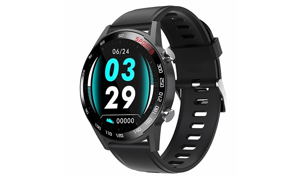 Smartwatch BEMI Rider ekran bateria pulsometr zdrowie sen czujnik monitoring pasek łączność  