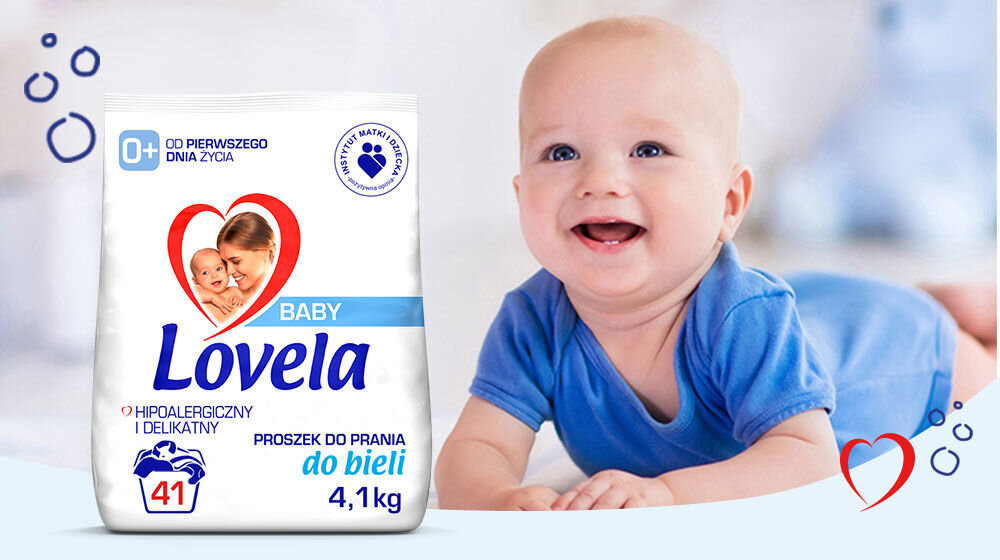 Proszek do prania LOVELA Baby Biały 4,1 kg sprawdzona hipoalergicza bezpieczna