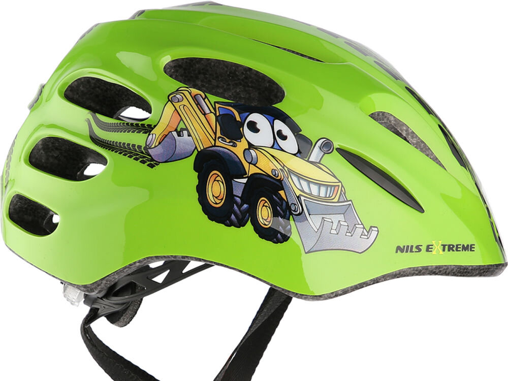 Kask rowerowy NILS EXTREME MTW01 Zielony (rozmiar XS) regulacja
