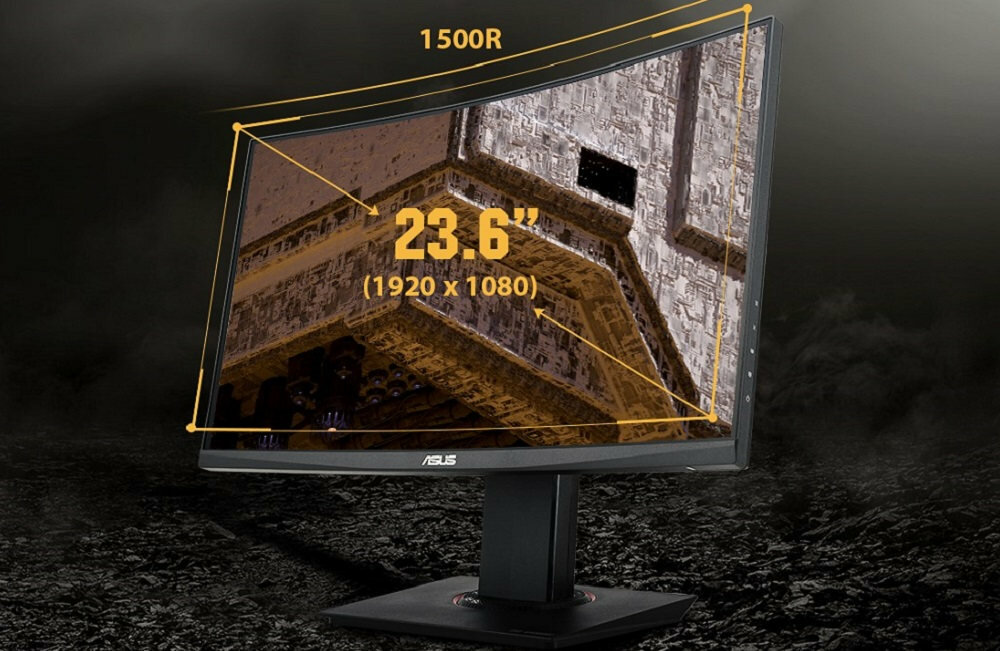 Monitor ASUS TUF Gaming VG24VQR - funckje wysoka wydajnosc 
