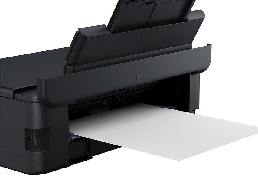 Urządzenie wielofunkcyjne EPSON EcoTank L8180 drukowanie skanowanie kopiowanie tusz jakość kolor czerń zbiornik przyciski płynność oszczędność wymiary 