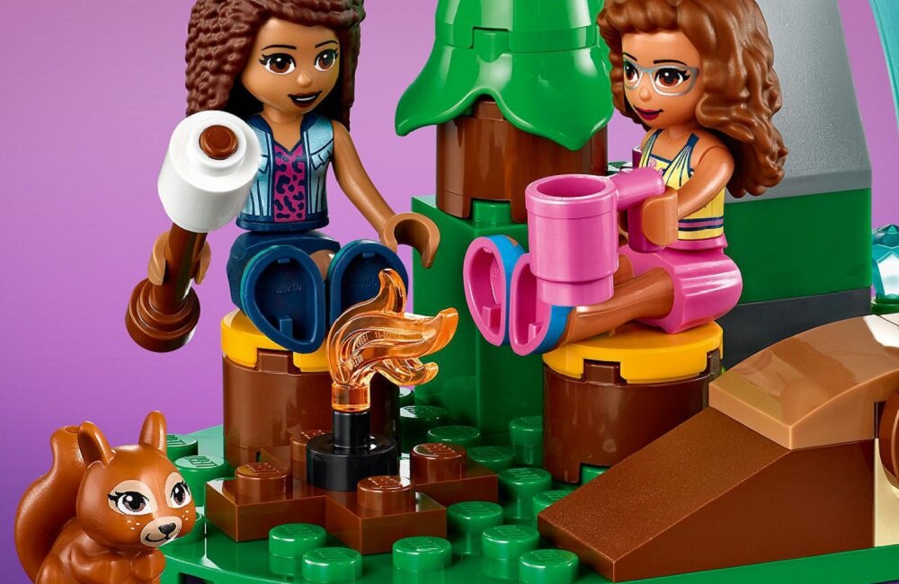 LEGO Friends Leśny wodospad 41677 Zabawa napędzana wyobraźnią