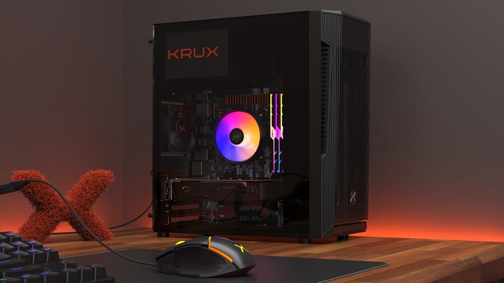 Chłodzenie CPU KRUX Integrator RGB - montaz 