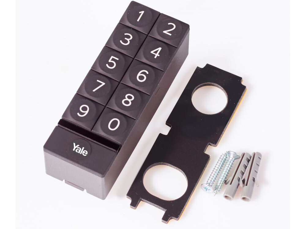 Klawiatura numeryczna YALE Smart Keypad 05 301000 BL najwyższa kompatybilność łatwa instalacja 4- lub 6-cyfrowe kody dostępu szyfrowana komunikacja