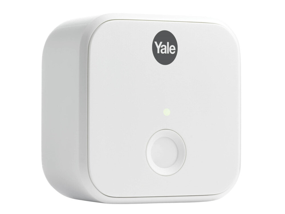 Centrala zamka YALE Connect 05 401C00 WH podłączenie do zwykłego gniazdka elektrycznego Yale Smart Lock